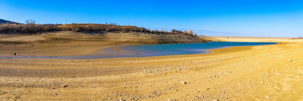 Image of water crisis due to climate change 2024